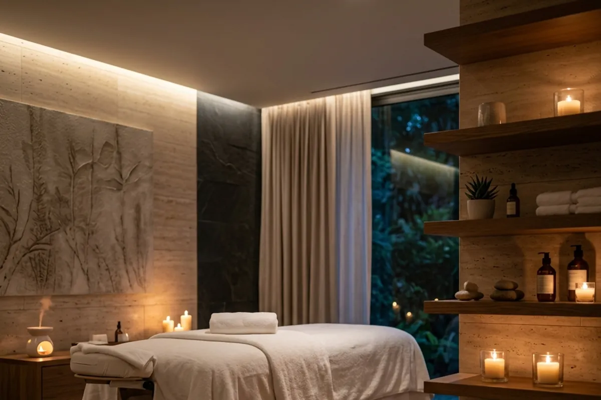 Licensed stock spa massage visual; not a photo of this business