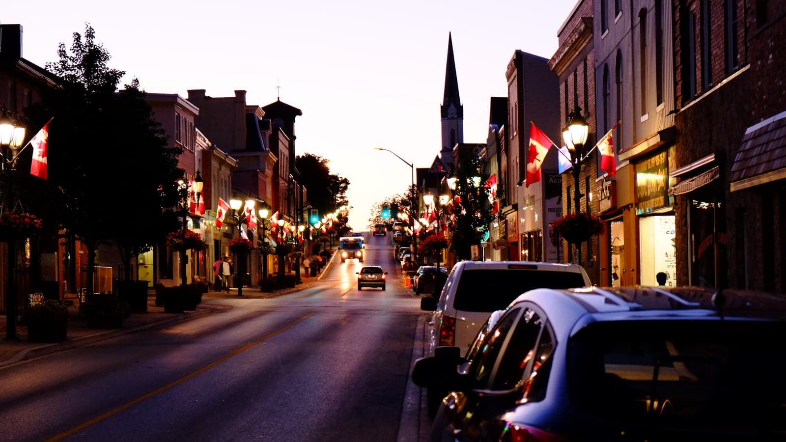 Main Street in Newmarket, Ontario