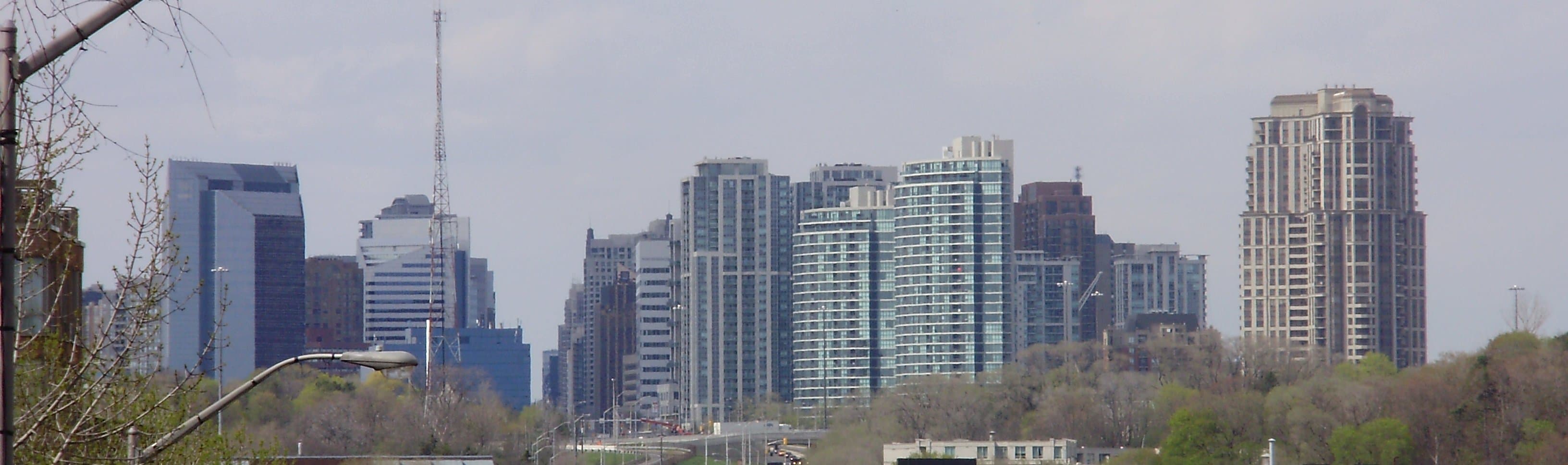 North York skyline and towers